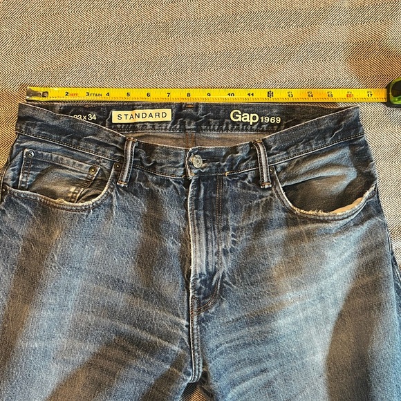 Gap Men’s 1969 Standard Jeans 33x34 - Picture 10 of 11